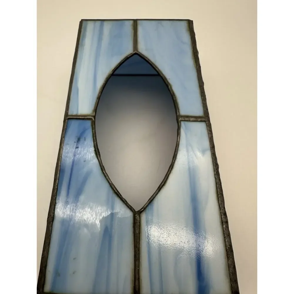 Stained Glass Tiffany Style Tissue Box Cover Decorative Decor Read
